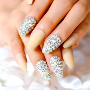Acrylic Style Luxury Almond Press On Nails