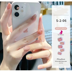 Fast Nails Glue On Nails 30 pcs S206