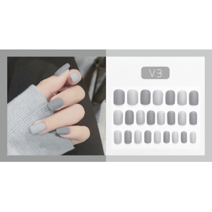 Short two colours V3 Short Press on nails
