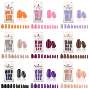 Trendy Short Glossy Ballerina Nails Trendy Short Glossy Ballerina Nails