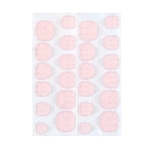 24 Double Sided Adhesive Nail Tabs Pink