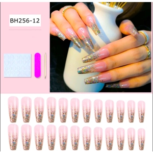 Glue On Nails All That Glitter Gold