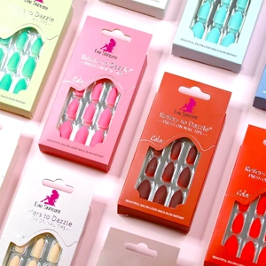 Short Stiletto Press on Nails 24pcs