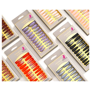 Acrylic Gradient False Nail 24pc