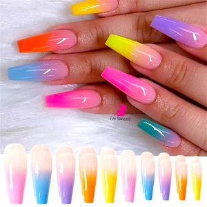 Hey Candy Coffin Tip False Nail 24pc JP162