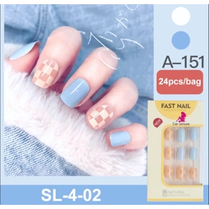 Fast Nails Glue On Nails 24pcs A151