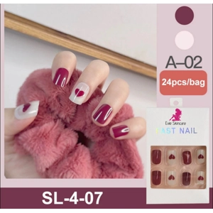 Fast Nails Glue On Nails 24pcs A02