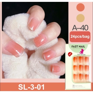Fast Nails Glue On Nails 24pcs A40