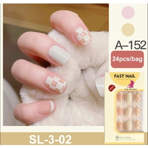 Fast Nails Glue On Nails 24pcs A152