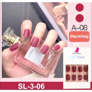 Fast Nails Glue On Nails 24pcs A08