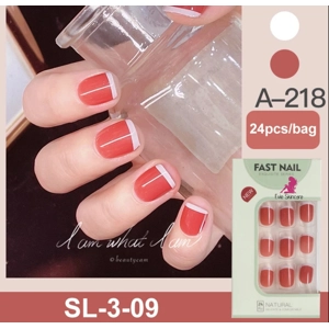 Fast Nails Glue On Nails 24pcs A218