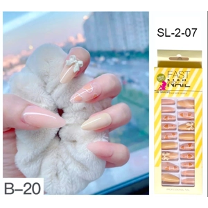 Fast Nails Glue On Nails 24pcs SL207