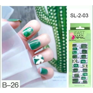 Fast Nails Glue On Nails 24pcs SL203