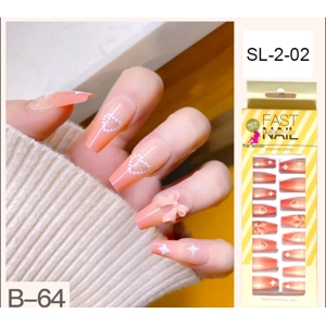 Fast Nails Glue On Nails 24pcs SL202