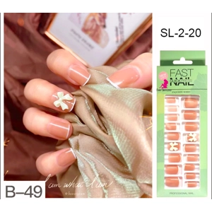 Fast Nails Glue On Nails 24pcs SL220