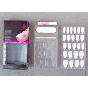 Almond Opoola Glue On Nails JS007