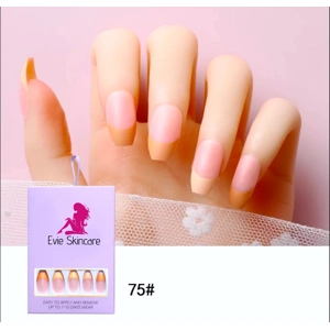 Peachy French Tips Press On Nails
