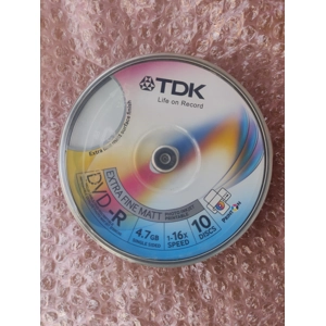 TDK 10 pack of Printable DVD-R 4.7GB