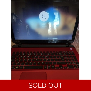 Toshiba satellite l50-B laptop. Skullcandy ,Intel i3 , 6gb ram, 1TB HDD. Red