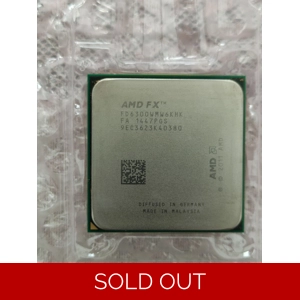 AMD FX-6300 Black Edition - 3.50 GHz 6 core cpu Socket AM3+ (FD6300WMW6KHK)