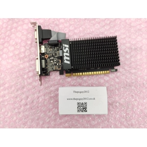 2GB MSI GT 710 2GD3H Nvidia graphics card full height bracket Directx 12