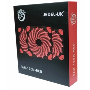Jedel 120mm Red Case Fan (12cm)