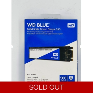 500GB Western Digital M.2 Sata WDS500G2B0B-00YS70
