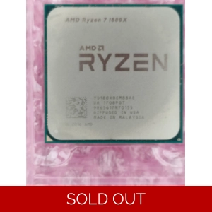 AMD Ryzen 7 1800x 8 Core Processor sumitt ridge Socket AM4 YD180XBCM88AE