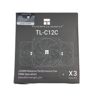 Thermalright TL-C12C 120mm fans 3x