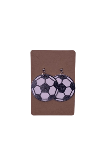 Soccer Ball Earrings
