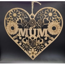 Mum Heart Wall Hanging