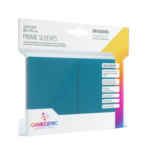 Gamegenic - Pime Sleeves Blue (100 SLEEVES) 63x88mm