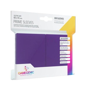 Gamegenic - Prime Sleeves Purple (100 Sleeves) 63x88mm