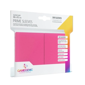 Gamegenic - Prime Sleeves Pink (100 Sleeves) 63x88mm