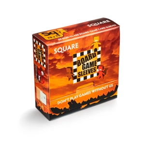 Board Game Sleeves: Square – non glare (50 sleeves) 70x70mm