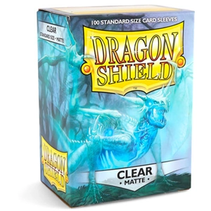 Dragon Shield: Matte – Clear (100) sleeves 63x88mm