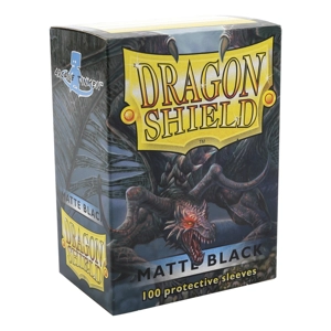 Dragon Shield: Matte – Black (100) sleeves 63x88mm