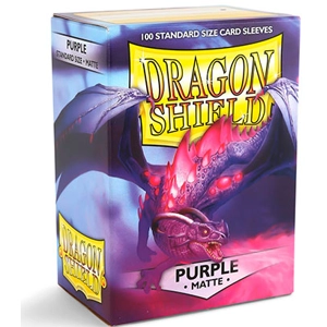 Dragon Shield: Matte – Purple (100) sleeves 63x88mm