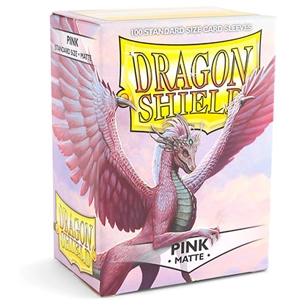 Dragon Shield: Matte – Pink (100) sleeves 63x88mm