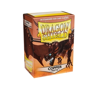 Dragon Shield: Matte – Copper (100) sleeves 63x88mm