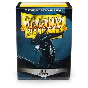 Dragon Shield: Matte – Jet (100) sleeves 63x88mm