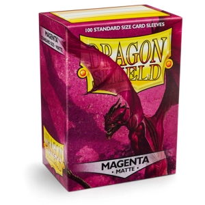 Dragon Shield: Matte – Magenta (100) sleeves 63x88mm