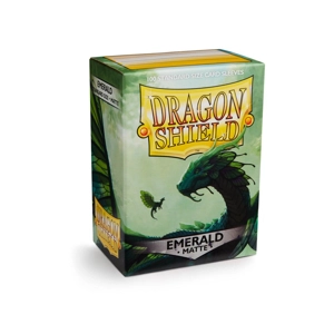 Dragon Shield: Matte – Emerald (100) sleeves 63x88mm