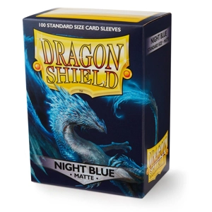 Dragon Shield: Matte – Night Blue (100) sleeves 63x88mm