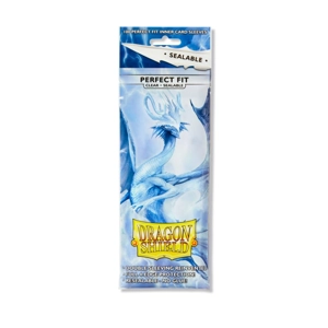 Dragon Shield: Perfect Fit Inner Sleeves – Sealable – Clear/Clear (100) 63x88mm Dragon Shield: Perfect Fit Inner Sleeves – Sealable – Clear/Clear (100) 63x88mm