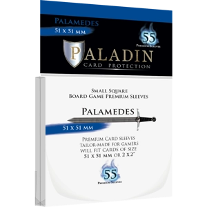 Paladin Sleeves - Palamedes Premium Small Square 51x51mm (55 Sleeves)