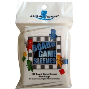 Board Games Sleeves - European Variant - Large Cards (59x92mm) - 100 Pcs Board Games Sleeves - European Variant - Large Cards (59x92mm) - 100 Pcs