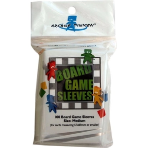 Board Games Sleeves - American Variant - Medium Cards, (57x89mm), 100 pcs