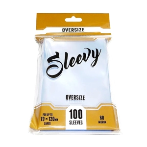 Sleevy OVERSIZE – Clear (100 sleeves for 79x120 mm cards)