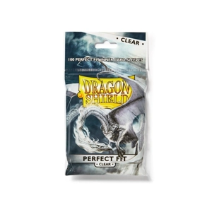 Dragon Shield: Perfect Fit Inner Sleeves – Clear/Clear (100) 63x88mm Dragon Shield: Perfect Fit Inner Sleeves – Clear/Clear (100) 63x88mm